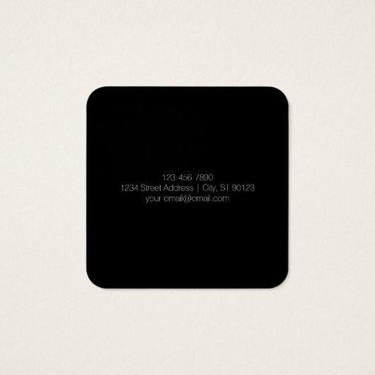 Élégant texte modifiable et couleur violet moderne (Dos)