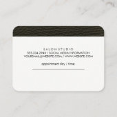 Elegant Texture (Appointment Card) Afsprakenkaartje (Achterkant)