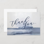 Elegant Thank You Card Watercolor Style (Voorkant / Achterkant)