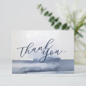 Elegant Thank You Card Watercolor Style (Staand voorkant)