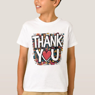 Elegant 'Thank You' T shirt - Maak een grote impac