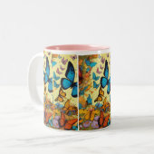 Elégant Thé à papillon et Mug de café (Devant gauche)