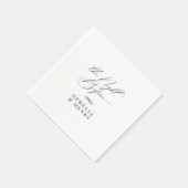 Elegant The Night before Wedding Rehearsal Dinner Servet (Hoek)