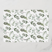 Elegant Thrill of Hope Maroon Two Folie Feestdagenkaart (Achterkant)