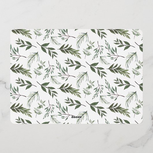 Elegant Thrill of Hope Maroon Two Folie Feestdagenkaart (Achterkant)