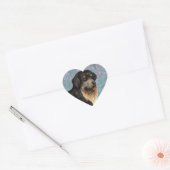 Élégant tibétain Mastiff Heart Sticker (Enveloppe)