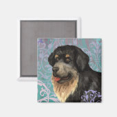 Elegant Tibetan Mastiff Magnet Magneet (Voorkant / Achterkant)