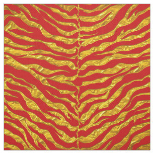 Elegant Tiger Print Fabric Stof