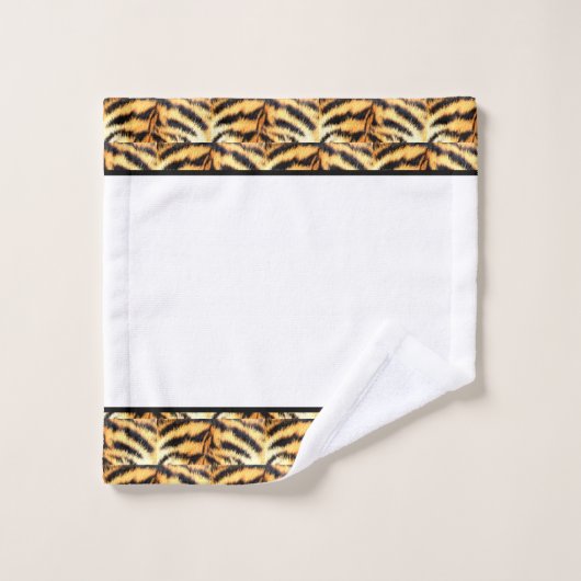 Elegant tijgermodelbadhanddoekset bad handdoek (Wasdoekje)