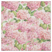 Élégant tissu à motifs floraux d'Hydrangée rose-Bl (Échantillon)