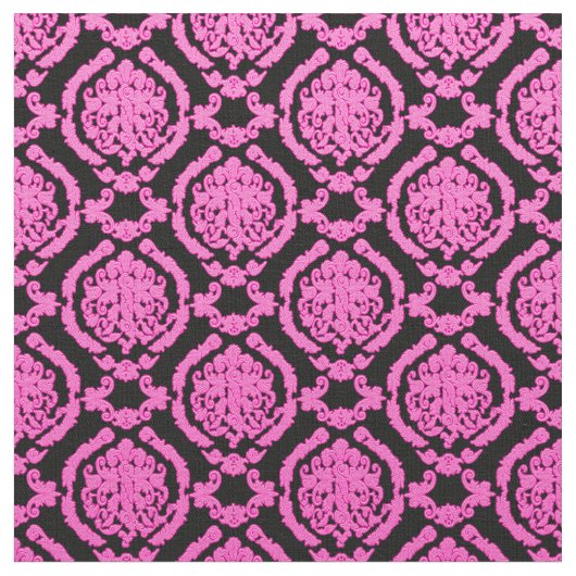 Élégant tissu Damas rose (Fermer)