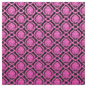 Élégant tissu Damas rose (Échantillon)