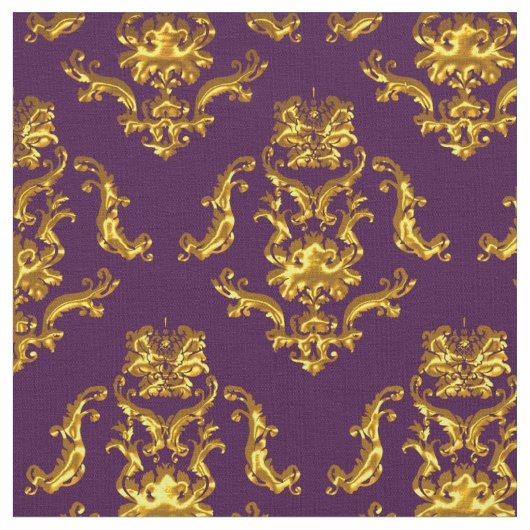 Élégant tissu damassé violet (Fermer)