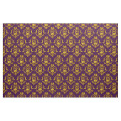 Élégant tissu damassé violet (Fat Quarter)