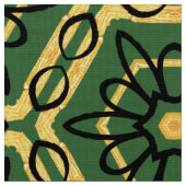 Élégant Tissu de coton vert foncé (Fermer)