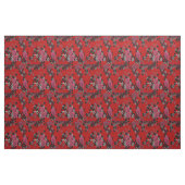 Élégant tissu d'impression de fleurs chinoises (Yard)