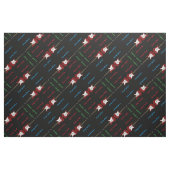 Élégant tissu d'impression de guitare (Fat Quarter)