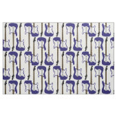 Élégant tissu d'impression de guitare électrique b (Fat Quarter)