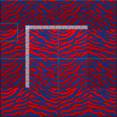 Élégant tissu d'impression de tigre (Carreau)