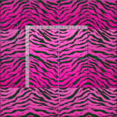 Élégant tissu d'impression de tigre (Carreau)