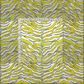 Élégant tissu d'impression de tigre (Carreau)
