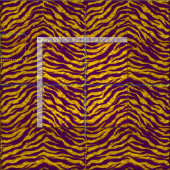 Élégant tissu d'impression de tigre (Carreau)