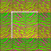 Élégant tissu d'impression de tigre (Carreau)