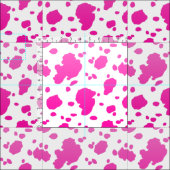 Élégant tissu d'impression de vache (Carreau)