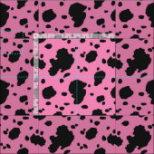 Élégant tissu d'impression de vache (Carreau)