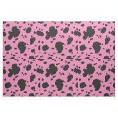 Élégant tissu d'impression de vache (Fat Quarter)