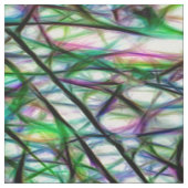 Élégant tissu d'impression Peacock (Échantillon)