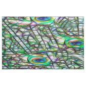 Élégant tissu d'impression Peacock (Fat Quarter)