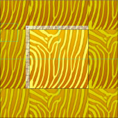 Elégant tissu d'impression Zebra (Carreau)