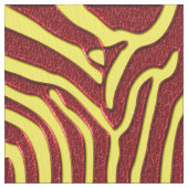 Elégant tissu d'impression Zebra (fermé)