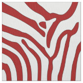 Elégant tissu d'impression Zebra (fermé)