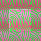 Elégant tissu d'impression Zebra (Carreau)