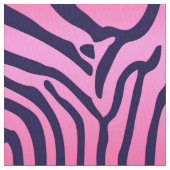 Elégant tissu d'impression Zebra (fermé)