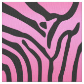 Elégant tissu d'impression Zebra (fermé)