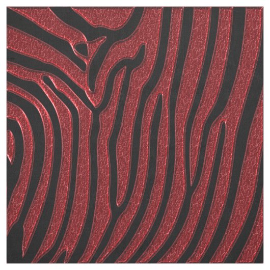 Elégant tissu d'impression Zebra (Échantillon)