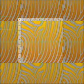 Elégant tissu d'impression Zebra (Carreau)
