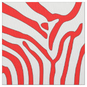 Elégant tissu d'impression Zebra (fermé)