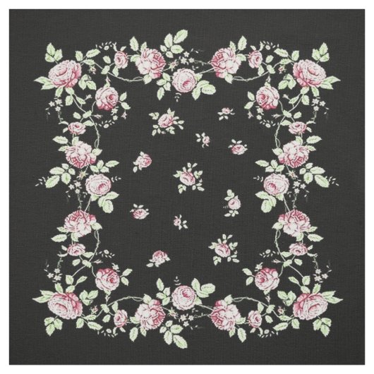 Élégant tissu rose rose (Échantillon)