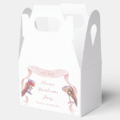 Elegant Toast Bachelorette Schattige Uniek Roze Li Bedankdoosjes (Geopend)