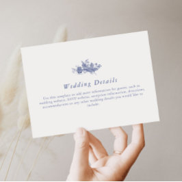 Elegant Toile Frans Wishing Detail behuizing Kaart