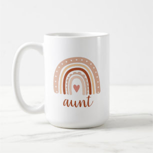 Elégant Tone Tone Boho Rainbow Tante Cafe Mug