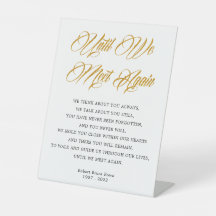 Elegant tot we weer een begrafenisgedicht ontmoete