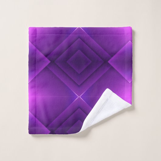 Elegant towel and washcloth set with a vibrant (Gant de toilette)