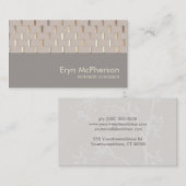 Elegant Tranquility Zen Modern Visitekaartje (Voorkant / Achterkant)