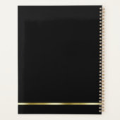 Elegant Treble Clef Music 2026 Annuel Planner (Dos)