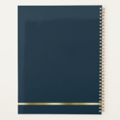 Elegant Treble Clef Music 2026 Annuel Planner (Dos)